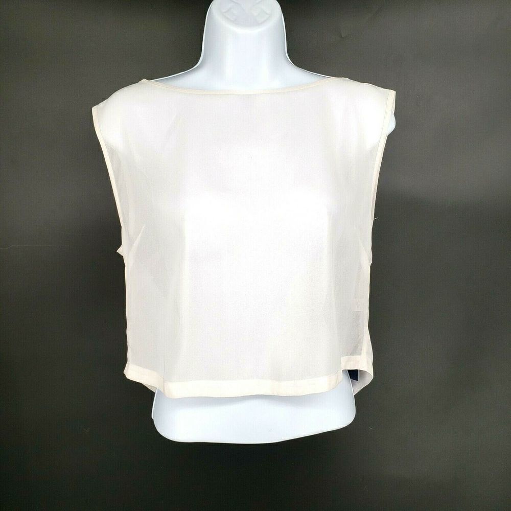 Tildon Top shirt Sheer Open‎ Back Boxy